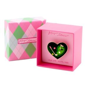 ONLY ONE!! Betsey Johnson Golf Heart Ring